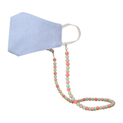 Colorful Beaded Mask & Glasses Chain for Kids – 2-in-1 Holder [AMC002]