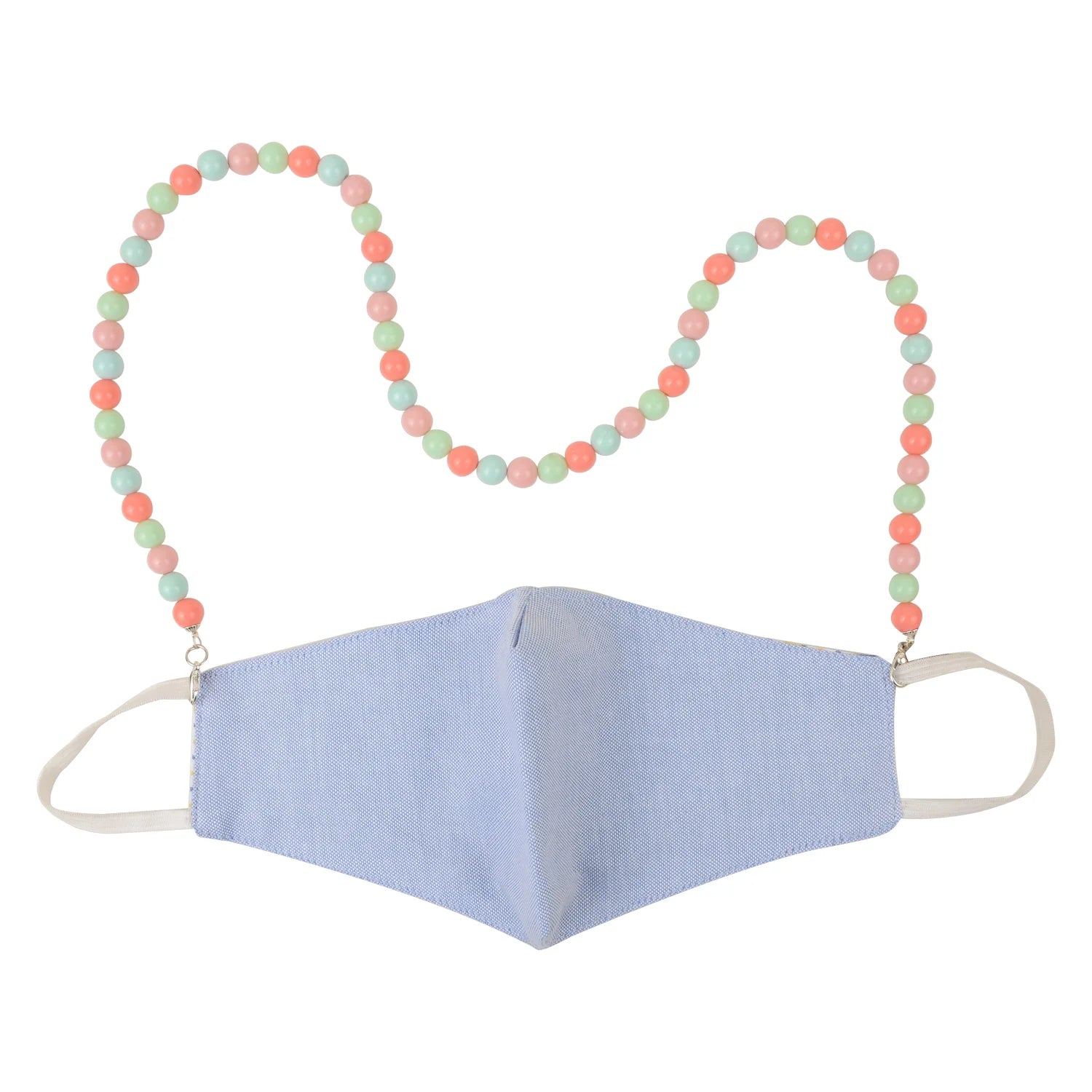 Colorful Beaded Mask & Glasses Chain for Kids – 2-in-1 Holder [AMC002]