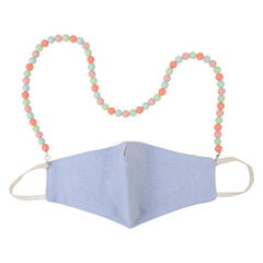 Colorful Beaded Mask & Glasses Chain for Kids – 2-in-1 Holder [AMC002]