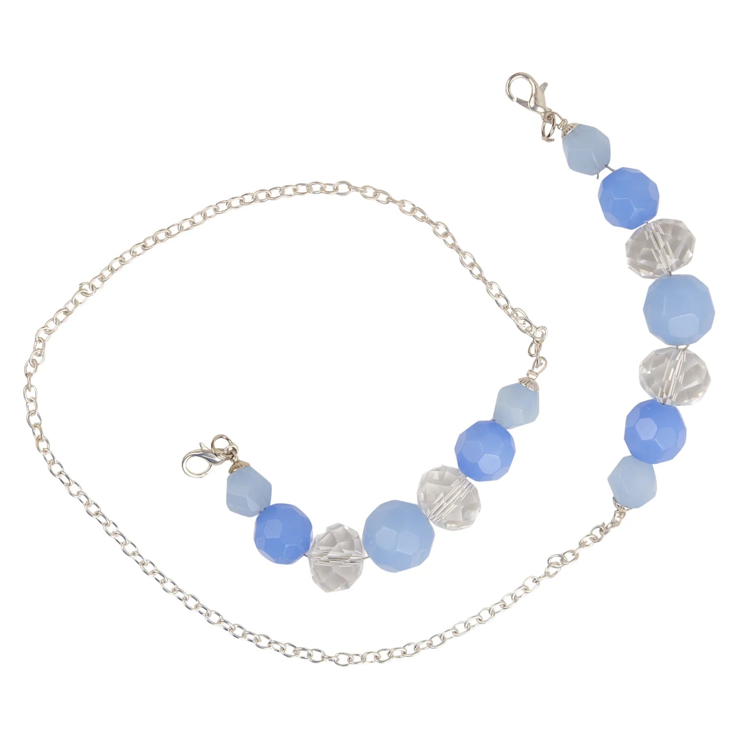 Blue Beaded Mask & Glasses Chain for Kids – Secure & Stylish [AMC005]