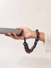 Navratri Multicolour Ghungroo Phone Wristlet – Handcrafted Garba Wrist Strap