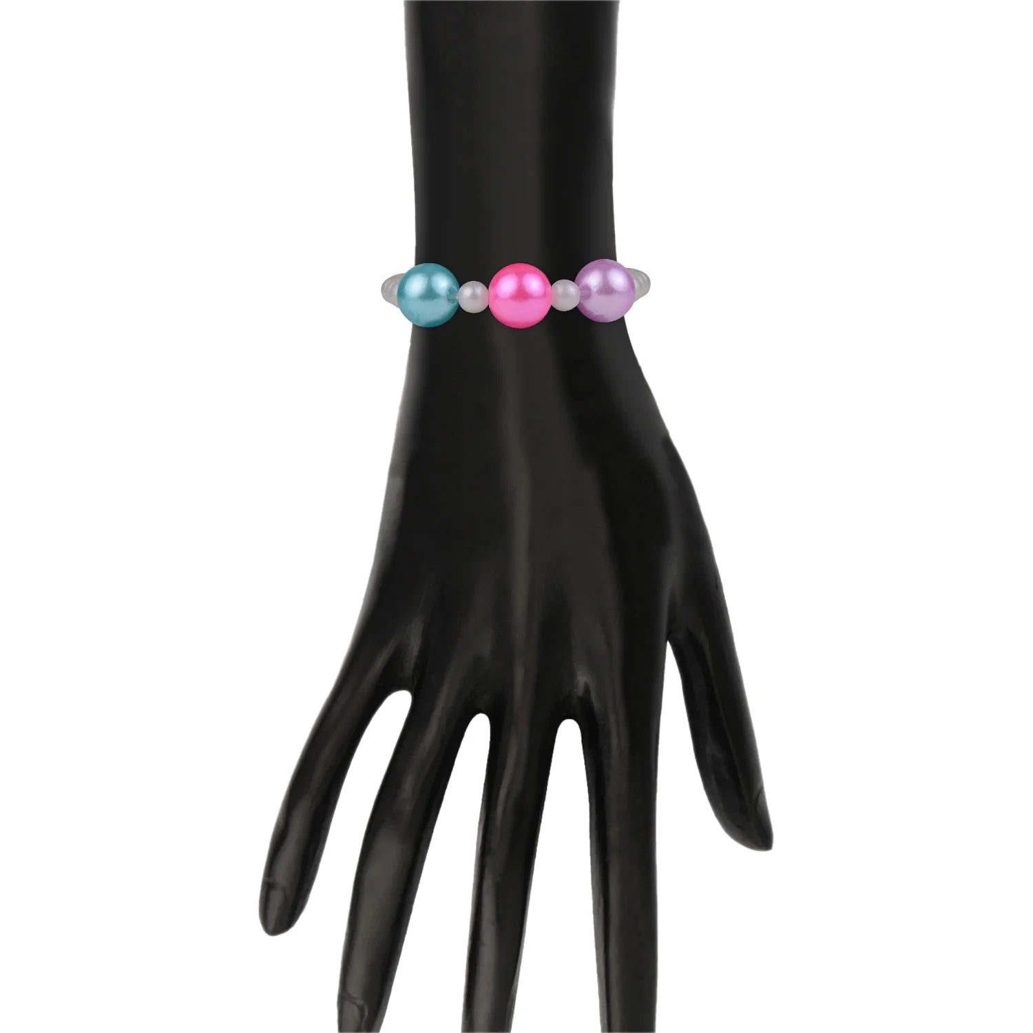 Unicorn Dream Jewelry Set – White Beaded Bracelet, Earrings & Ring [ANC026]