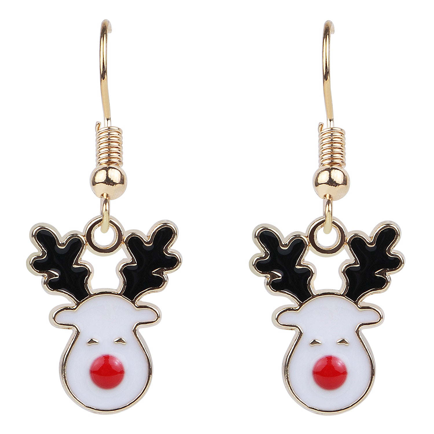 Christmas Special Bell and Snowflake Pendant Reindeer Earrings Set [APS018]