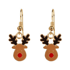 Christmas Special Rudolf Reindeer Pendant, Earrings, Ring and Bracelet Set [APS024]