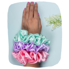 Satin Scrunchies Pack: Hair Care for Smooth, Safe Styling