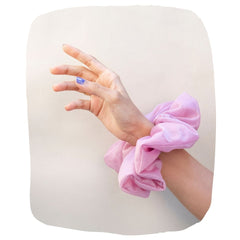 Shinny Organza Cloud Scrunchie - Lavender