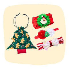 Christmas Glitter Hair Accessories Collection for Babies