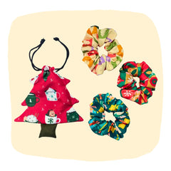 Christmas Glitter Hair Accessories for Girls