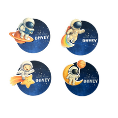 3D Personalised Kids Gift Tags — Space Explorer (Set of 8)