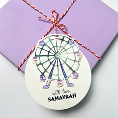 3D Personalised Kids Gift Tags — Little Carnival (Set of 8)
