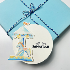 3D Personalised Kids Gift Tags — Little Carnival (Set of 8)