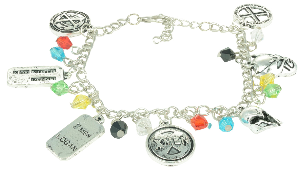 X-Men Inspired Multiple Charm Bracelet
