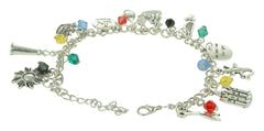 Frozen Inspired Multiple Charm Bracelet
