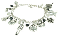 Nightmare Before Christmas Inspired Multiple Charm Bracelet