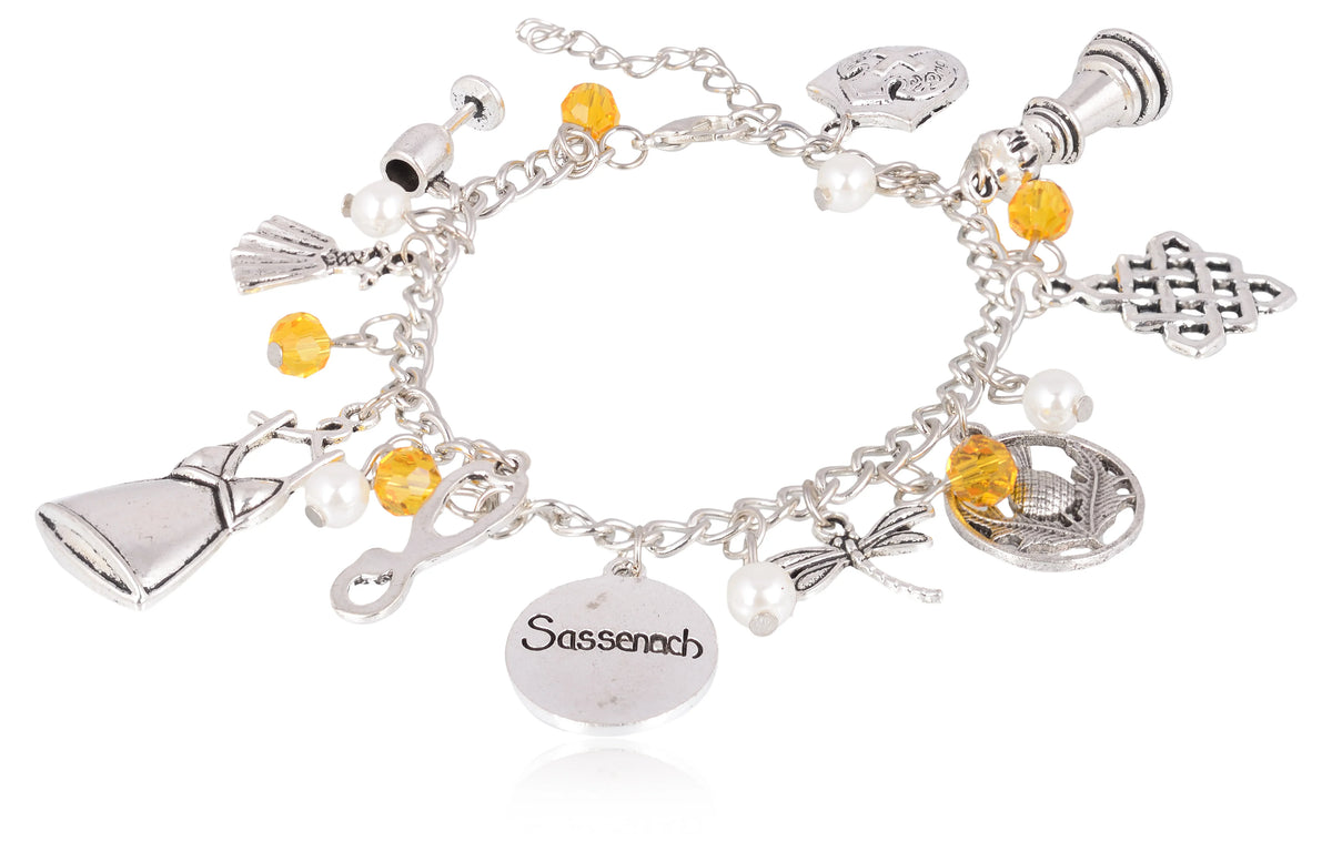 Outlander Inspired Multiple Charm Bracelet