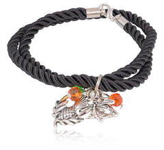 Outlander Inspired Black Cod Multiple Charm Unisex Bracelet