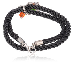 Outlander Inspired Black Cod Multiple Charm Unisex Bracelet
