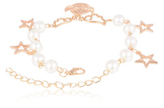 Japanese Anime Sailor Moon Inspired Gold Multiple Charm Bracelet