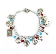 Once Upon A Time Inspired Multiple Charm Bracelet