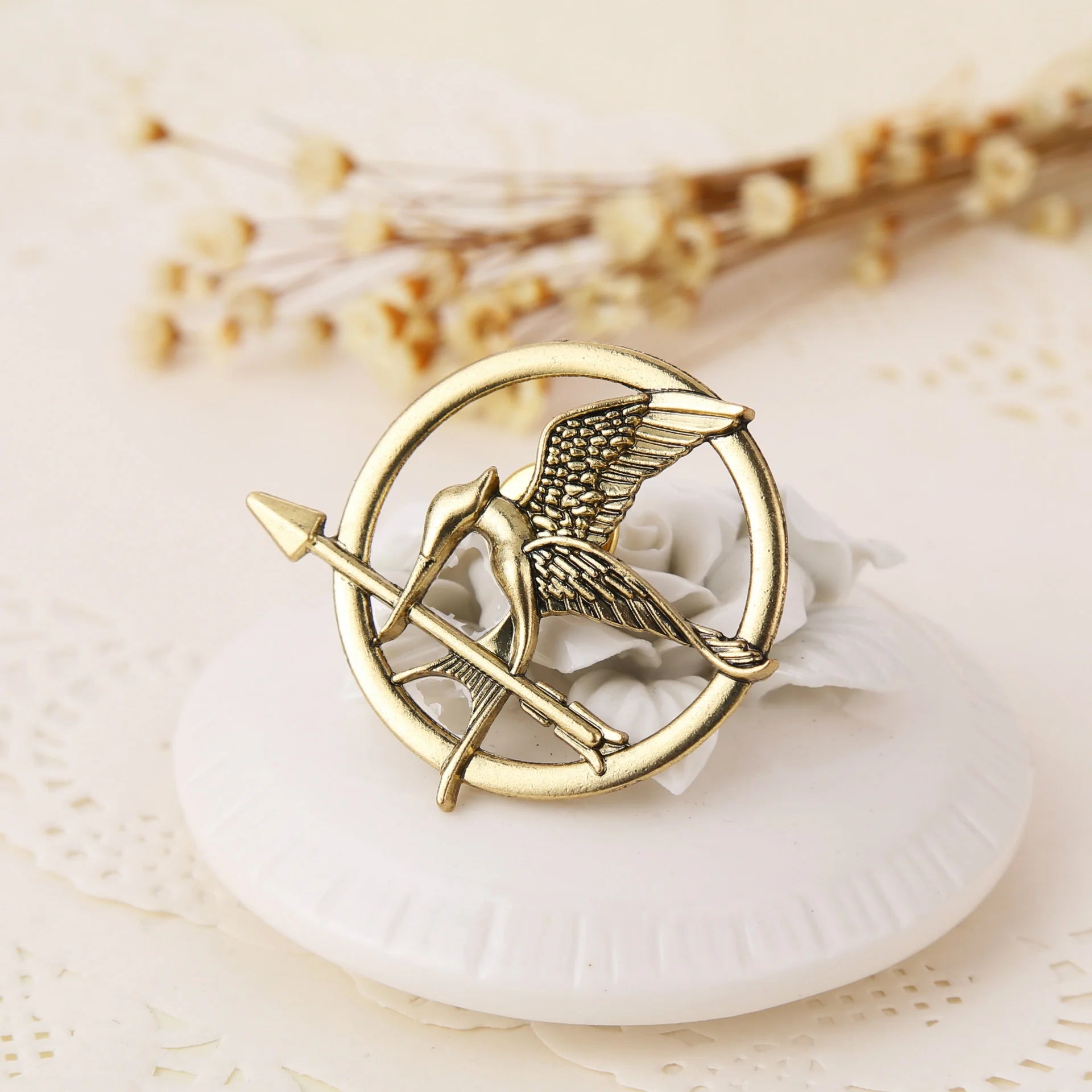 Hunger Games Mockingjay brooch