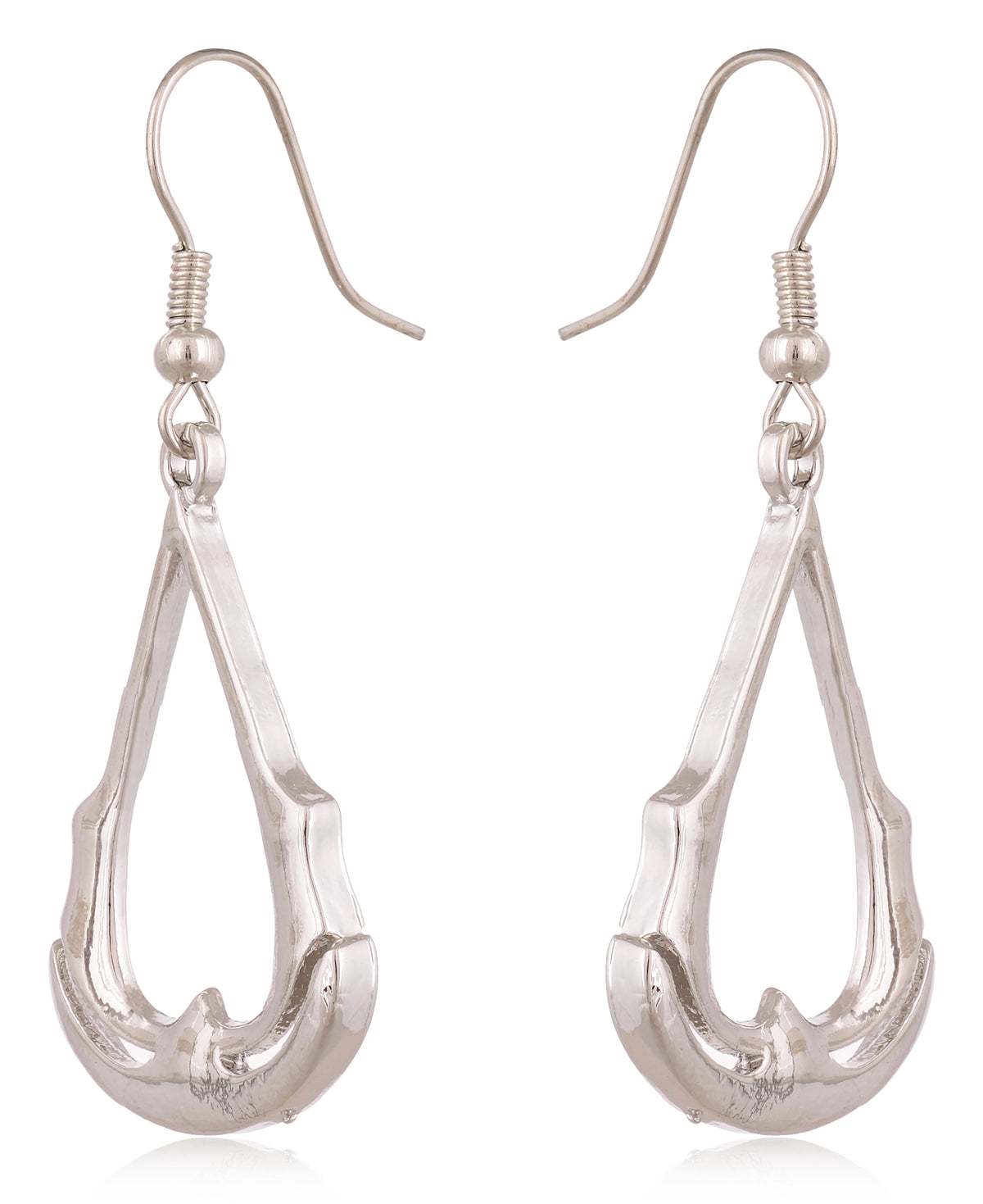 Silver Assassin's Creed earrings for fans