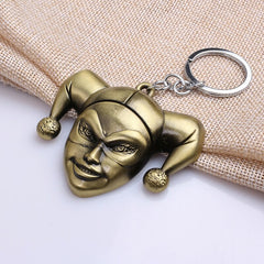 Suicide Squad Inspired Harley Quinn Bronze Keychain