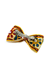Kesariyo Big Bow – Festive Navratri Hair Accessory for Girls