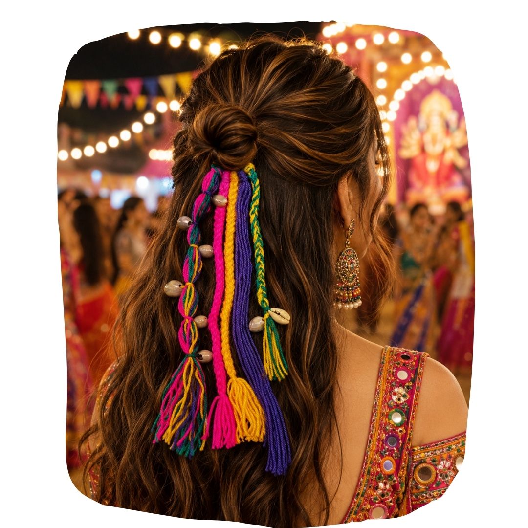 Navratri 2024 Hair Tassels: Perfect Accessories for Garba Nights