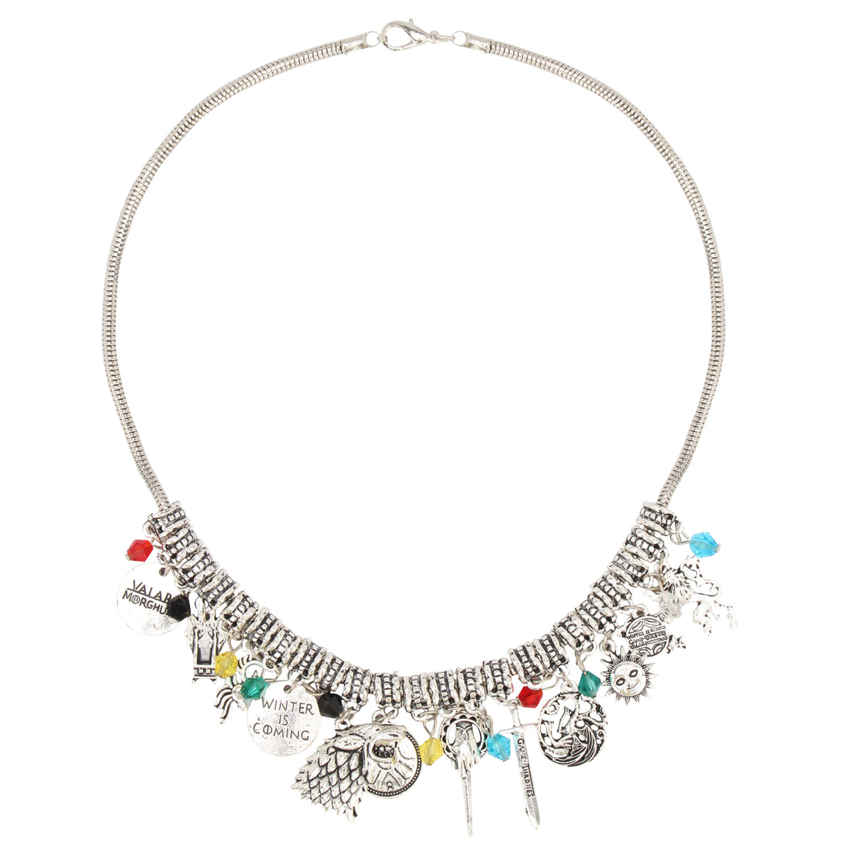 Harry Potter Inspired Multiple Charm Necklace