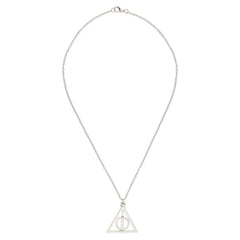 Harry Potter Inspired Silver Rotating Deathly Hallow Pendant