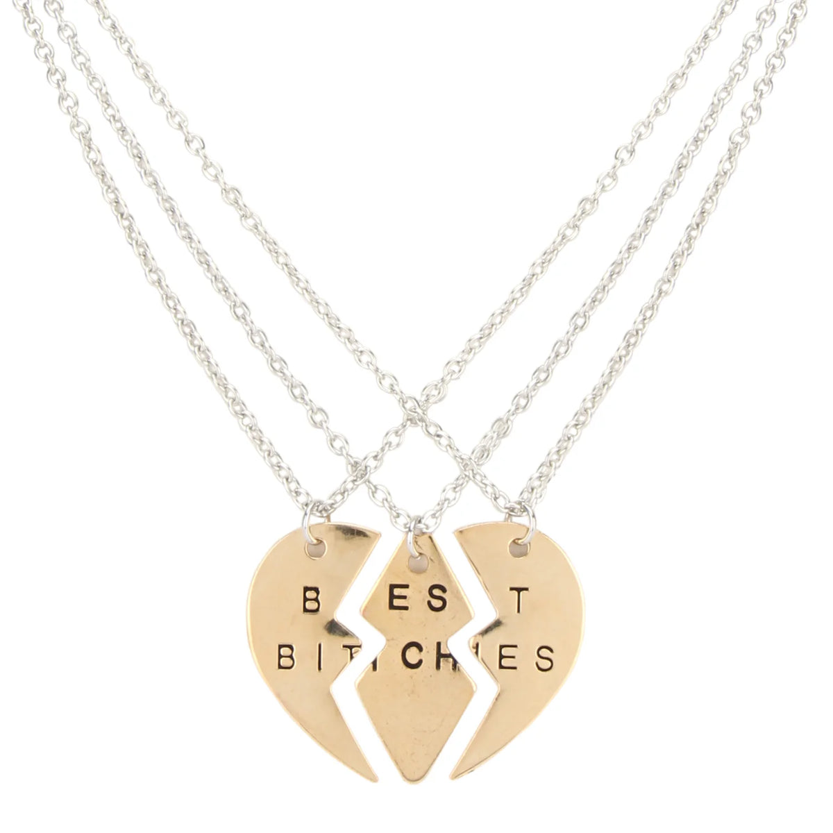 Accessorisingg Best Bitches Forever Golden 3-Part