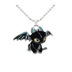 How to Train Your Dragon Inspired Night Fury Toothless Pendant