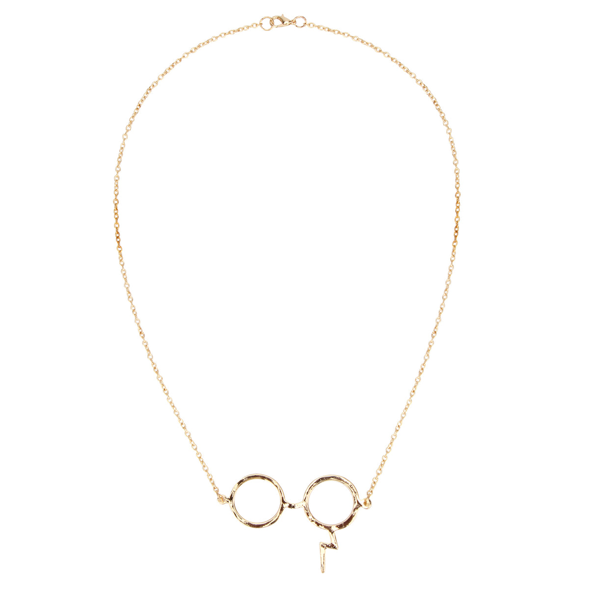 Harry Potter Inspired Gold Specks and Scar Pendant