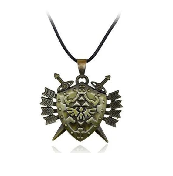 Legend of Zelda Inspired Sigil Bronze Pendant
