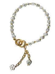 Lumba, Reimagined — Ivory Bloom | 4-in-1 Baroque Pearl Lumba Rakhi