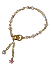 Lumba, Reimagined — Champagne Petal | 4-in-1 Baroque Pearl Lumba Rakhi