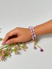 Lumba, Reimagined — Lilac Mist | 4-in-1 Baroque Pearl Lumba Rakhi