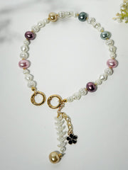 Lumba, Reimagined — Confetti | 4-in-1 Baroque Pearl Lumba Rakhi