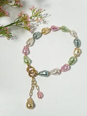 Lumba, Reimagined — Candy Pop | 4-in-1 Baroque Pearl Lumba Rakhi