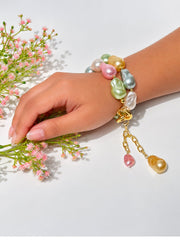 Lumba, Reimagined — Candy Pop | 4-in-1 Baroque Pearl Lumba Rakhi