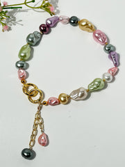 Lumba, Reimagined — Kaleidoscope | 4-in-1 Baroque Pearl Lumba Rakhi