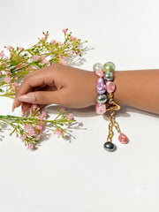 Lumba, Reimagined — Kaleidoscope | 4-in-1 Baroque Pearl Lumba Rakhi
