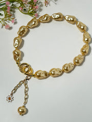Lumba, Reimagined — Golden Hour | 4-in-1 Baroque Pearl Lumba Rakhi