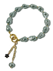 Lumba, Reimagined — Moonstone | 4-in-1 Baroque Pearl Lumba Rakhi