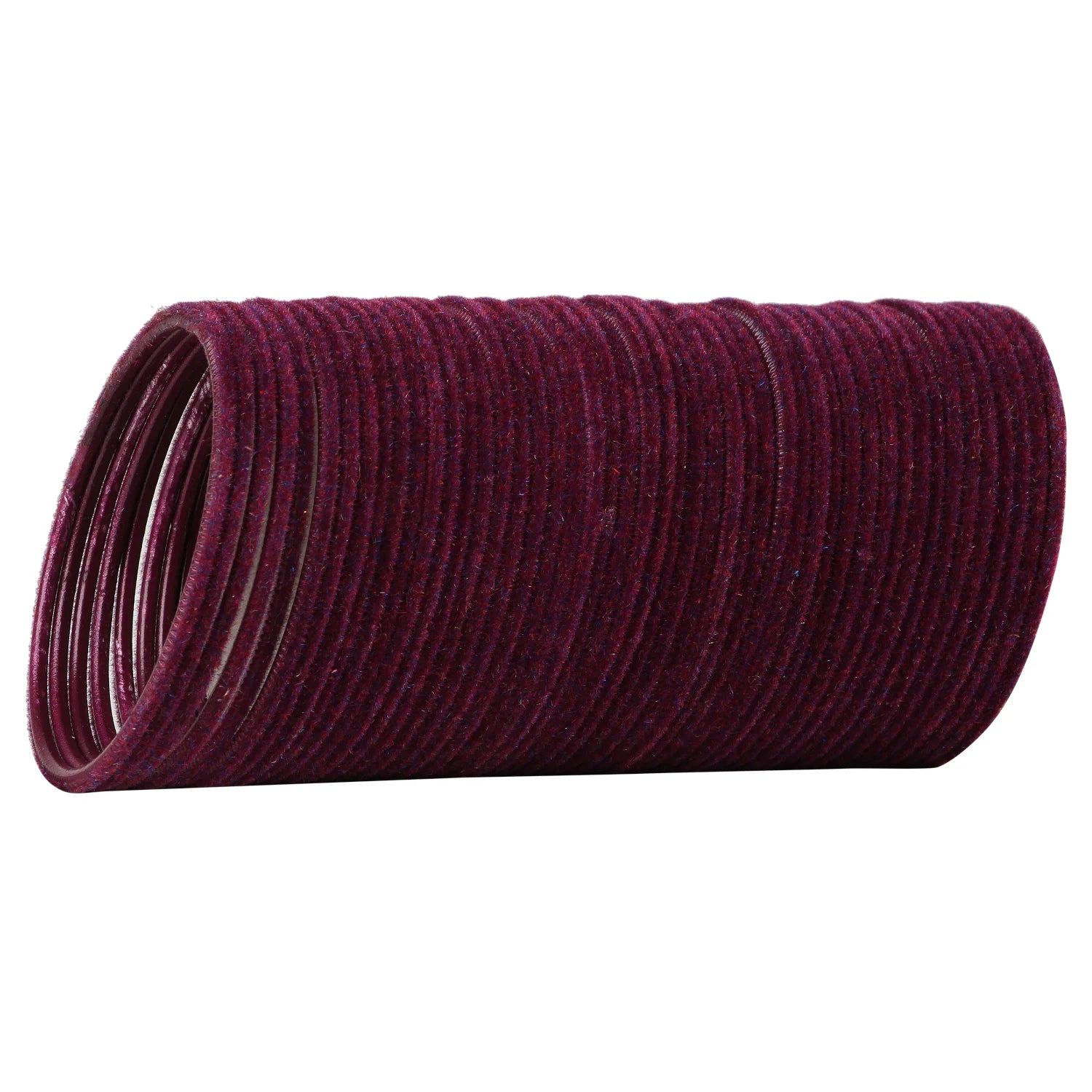Wine Velvet Bangles Set (48 Pcs) – Classic & Festive Bangles [TBN047]