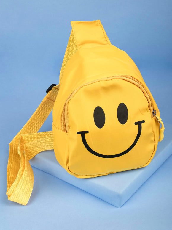 HEART BAG SMILEY YELLOW - Butrich