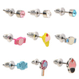 Set of 9 Stud, Ice Cream and Candy Earrings Set for Girls [AER109]