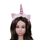 Pink Unicorn Horn Hairband with Ears [AHA047]