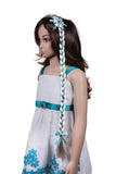 Snow Princess Hairband with Snowflake Charm and Long Plait Extensions [AHA151]