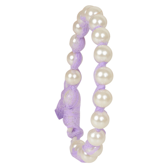 Pearl with Lilac Lace Extension Hair Band for Girls [AHA215]